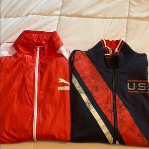 Puma Men’s Track Jackets Mens Medium